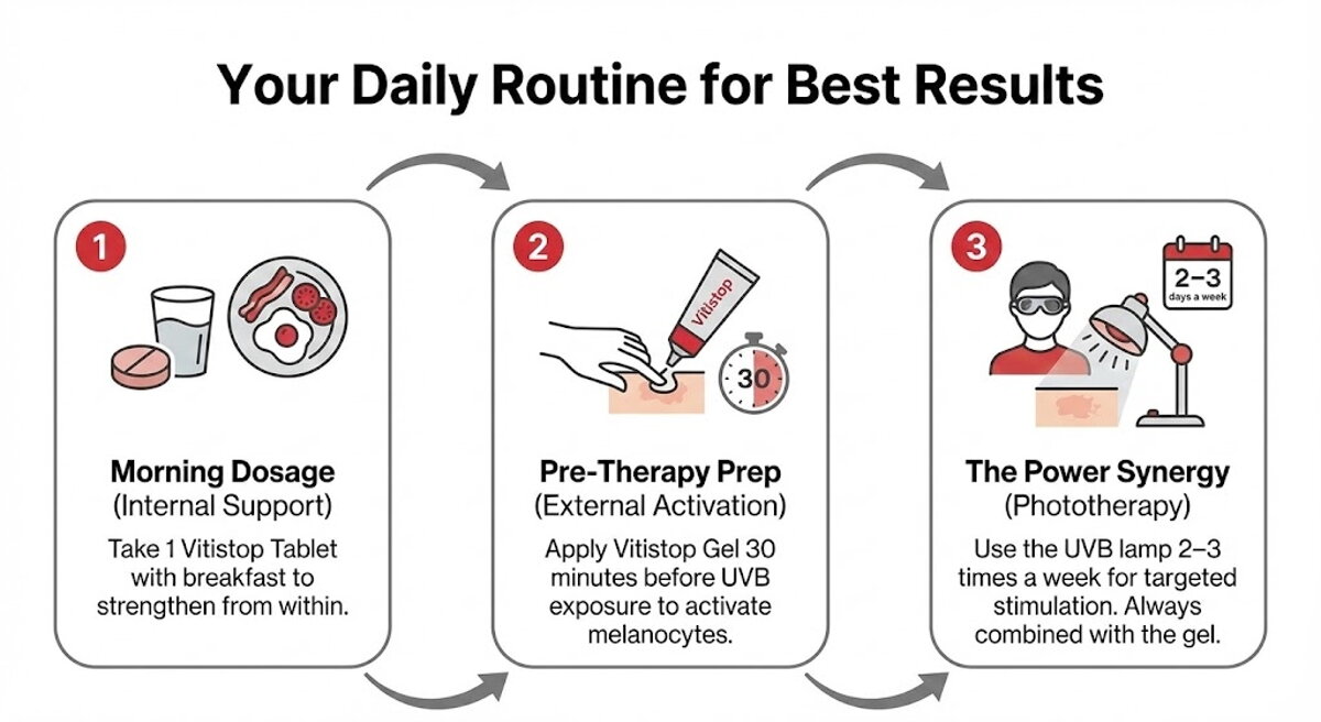 UVB Routine UVB vitiligo routine